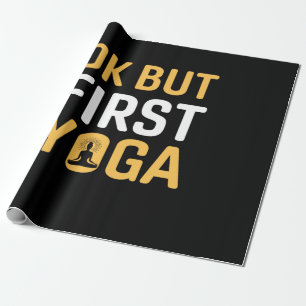 Papel De Regalo Yoga Lover Ok Pero Primero Yoga