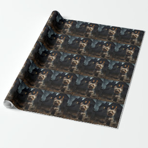 Papel De Regalo Yorkshire Terrier Halloween Aterrador