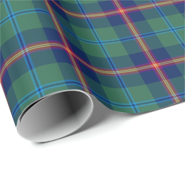 Papel De Regalo Young Clan Tartan (Esquina del rollo)