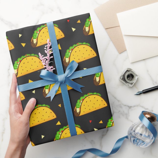Papel De Regalo Yummy Taco Pattern (Regalar)