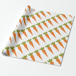 Papel De Regalo Zanahoria