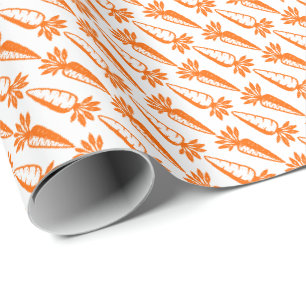 Papel De Regalo Zanahorias