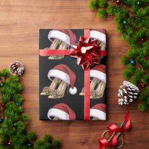 Papel De Regalo Zapatos de tacón alto con purpurina dorada elegant