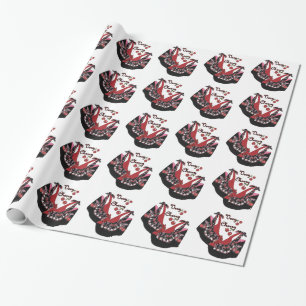 Papel De Regalo Zapatos RAB Rockabilly Muy Cereza