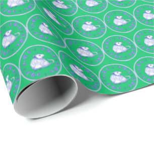 Papel De Regalo Zarigüeya psicodélica 