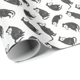 Papel De Regalo Zarigüeyas