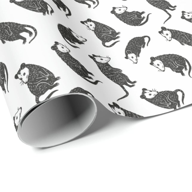 Papel De Regalo Zarigüeyas (Esquina del rollo)