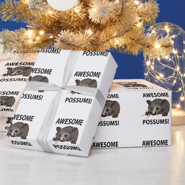 Papel De Regalo Zarigüeyas Increíbles Divertidas Zarigüeyas (Vacaciones)