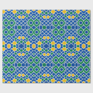Papel De Regalo zelij marroquí