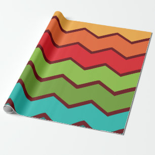 Papel De Regalo Zigzag de los años 1970