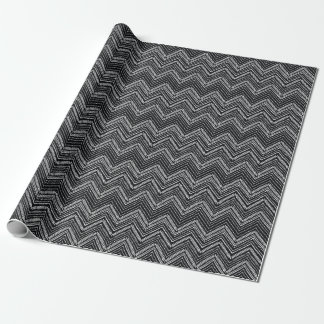 Papel De Regalo Zigzag Stripes: Étnica de mano detenida