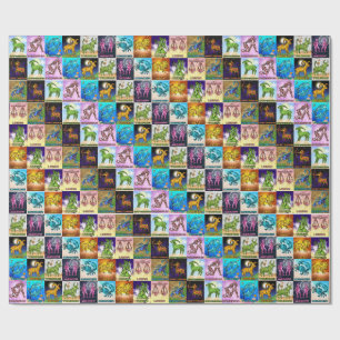Papel De Regalo Zodiac azucarado