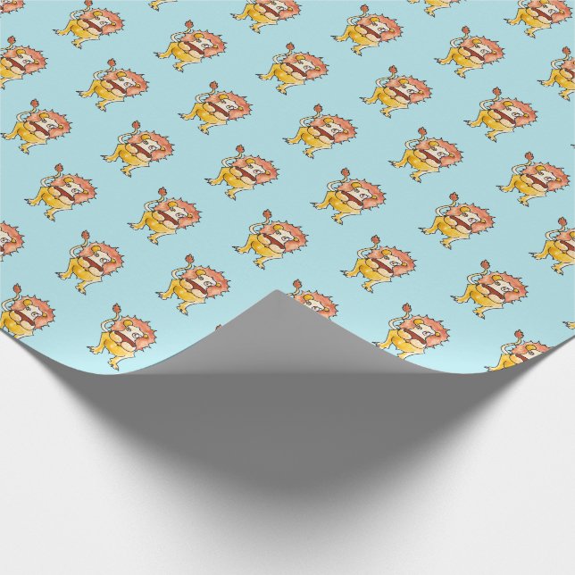 Papel De Regalo Zodiac Leo (Esquina)