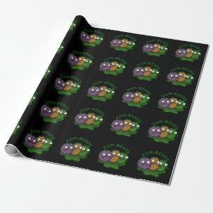 Papel De Regalo Zom-abalorios Funny Halloween Zombie Beads Pun Dar
