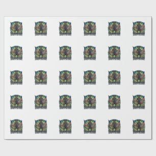 Papel De Regalo Zombi Patriótico General Zombi Patriótico Apocalip