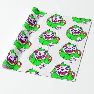 Papel De Regalo zombi zombie animal perezoso de halloween