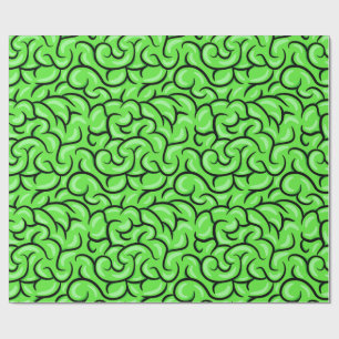 Papel De Regalo Zombie Brain