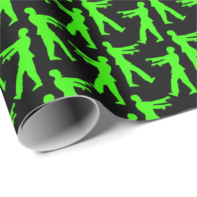 Papel De Regalo Zombis (Esquina del rollo)