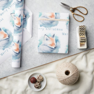 Papel De Regalo Zorro de nieve
