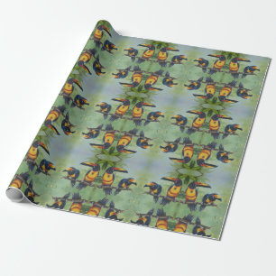 Papel de relleno - Aves tropicales 02