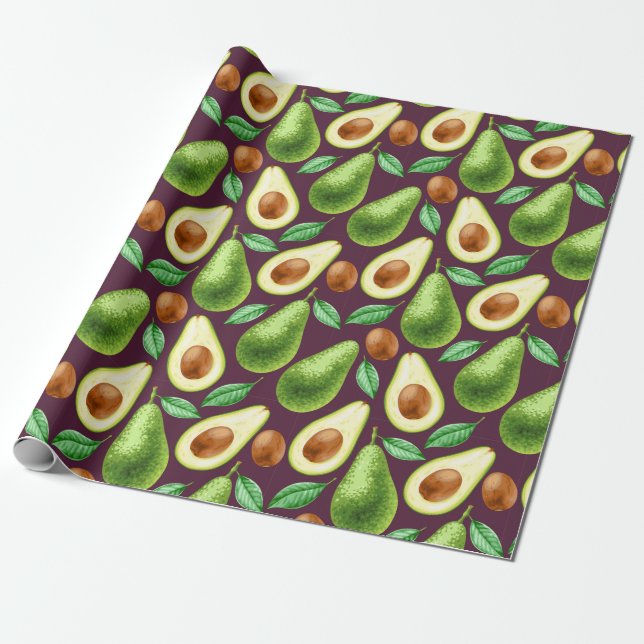 Papel de relleno de aguacate (Desenrollado)