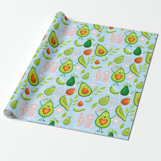 Papel de relleno de aguacate (Desenrollado)