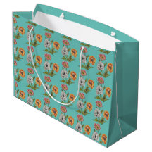 Papel de relleno de amapola Bolsa de regalo grande