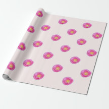 Papel de relleno de amapola rosa