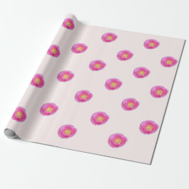 Papel de relleno de amapola rosa