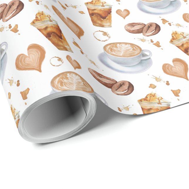 Papel de relleno de capuchino (Esquina del rollo)
