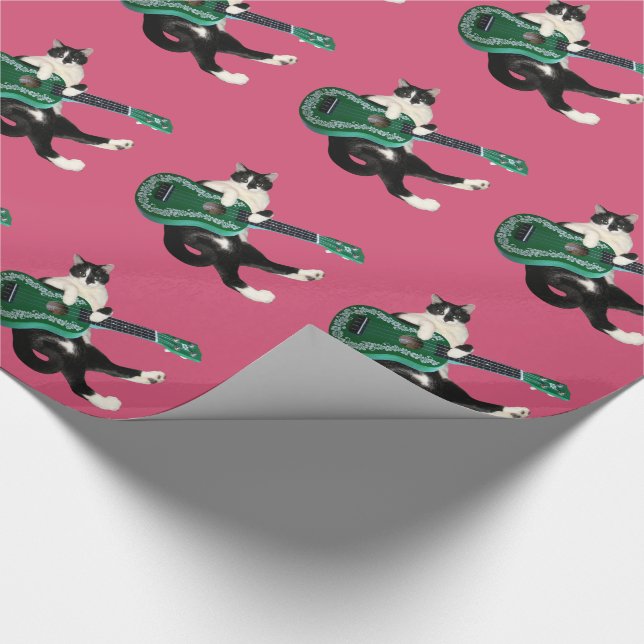 Papel de relleno de Cat Ukulele (Esquina)