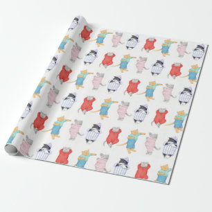 Papel de relleno de CATS PAJAMAS