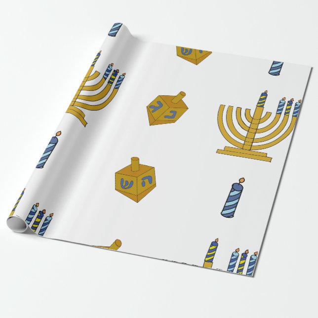 Papel de relleno de Chanukah (Desenrollado)