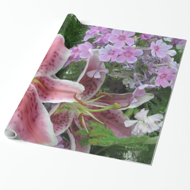 Papel de relleno de flores de bonito (Desenrollado)