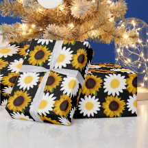 Papel de relleno de girasol