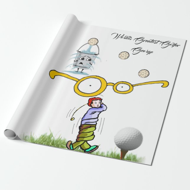 Papel de relleno de golfistas, mejor golfista del  (Desenrollado)