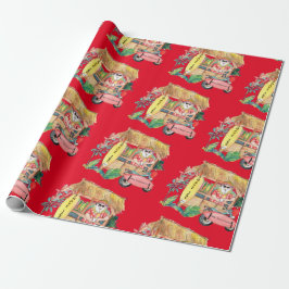 Papel de relleno de hielo shave Hawaiian Santa Cla