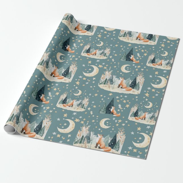 Papel de relleno de hilo de agua de Fox y Stars (Desenrollado)