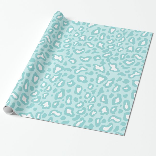 Papel de relleno de leopardo de Aqua (Desenrollado)