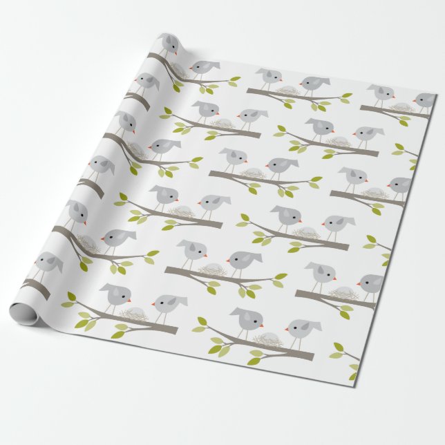 Papel de relleno de nido de pájaro de Baby Shower (Desenrollado)