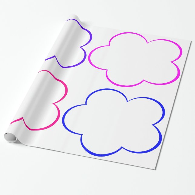 Papel de relleno de nubes coloridas (Desenrollado)