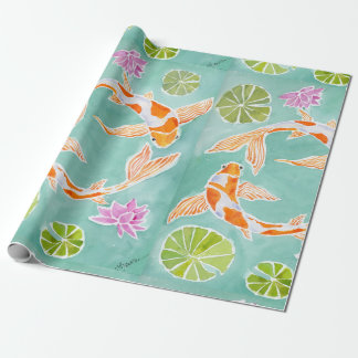 Papel de relleno de pescado de Koi