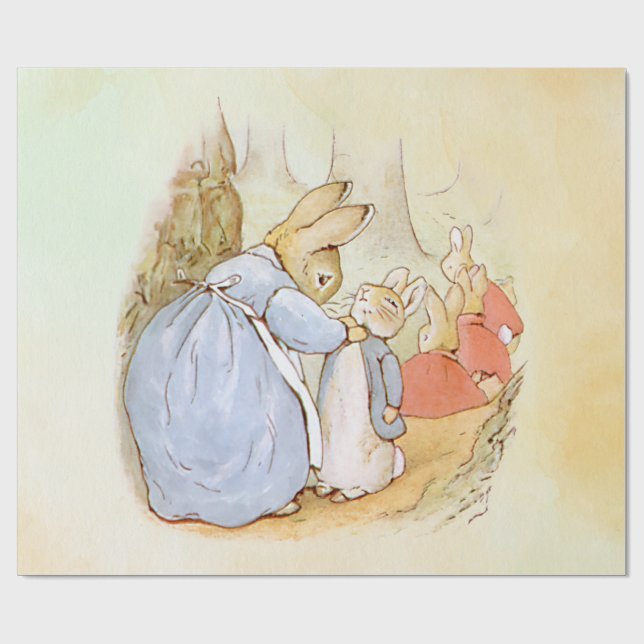 Papel de relleno de Peter Rabbit (Superficie plana)