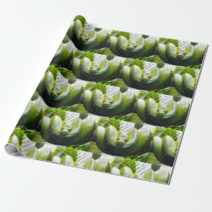 Papel de relleno de serpiente verde