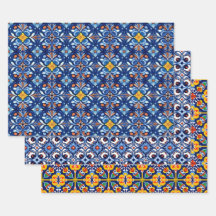 Papel de relleno de Talavera mexicano