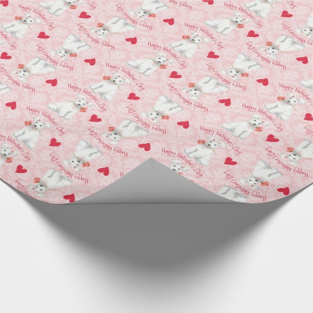 Papel de relleno de Valentine Rosa Pumi (Esquina)