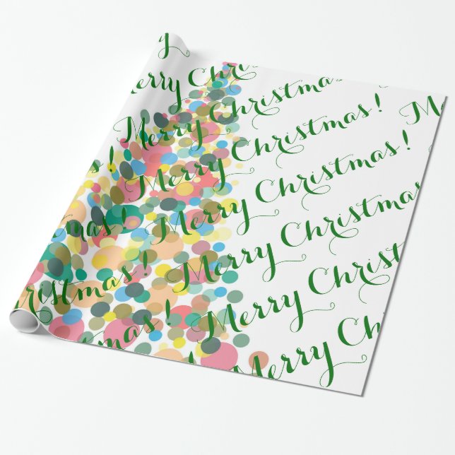 Papel de relleno Feliz Navidad (Desenrollado)