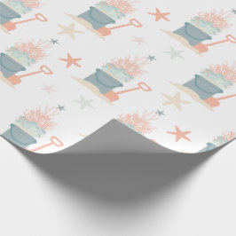 Papel de relleno para Navidades costeros