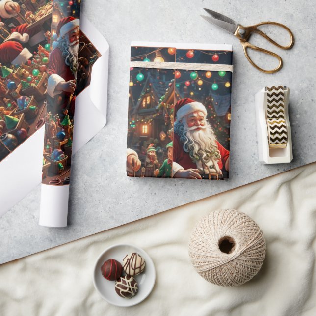 Papel de relleno para Navidades costeros de Santa  (Artesanía)
