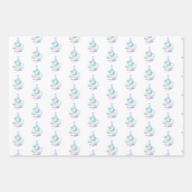 Papel de relleno para Navidades cristianos (Anverso)